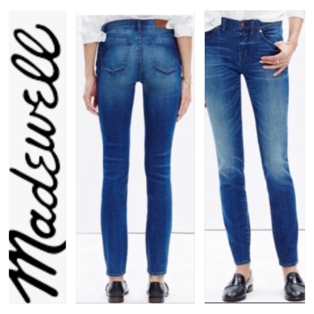 MADEWELL 8” skinny skinny jeans size 26